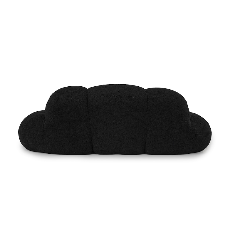 Boucle Upholstered Cloud Sofa Modern Frameless Floor Couch