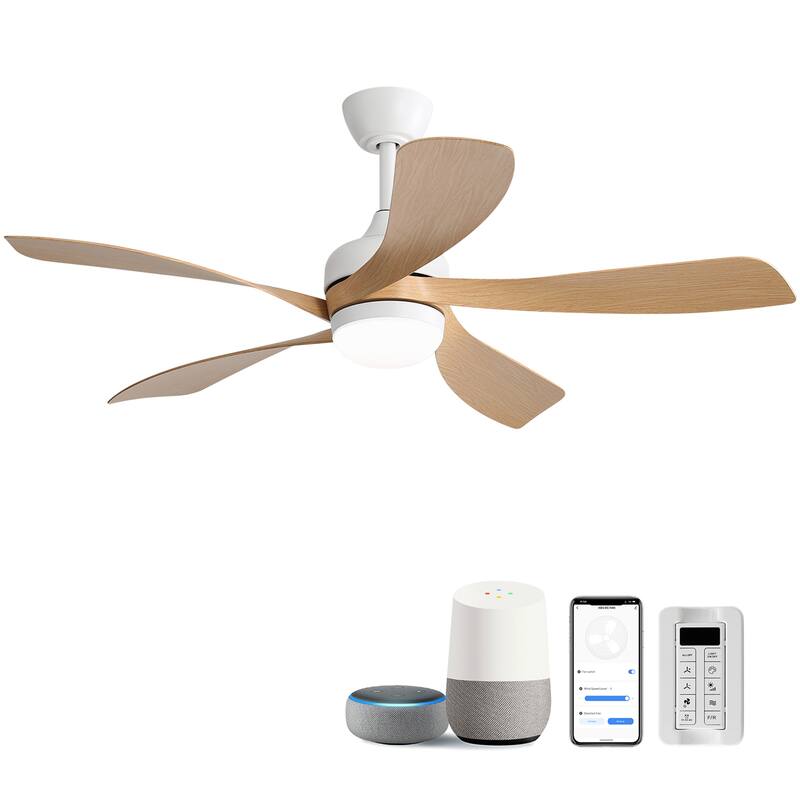 45 Inch Smart Ceiling Fan with Light