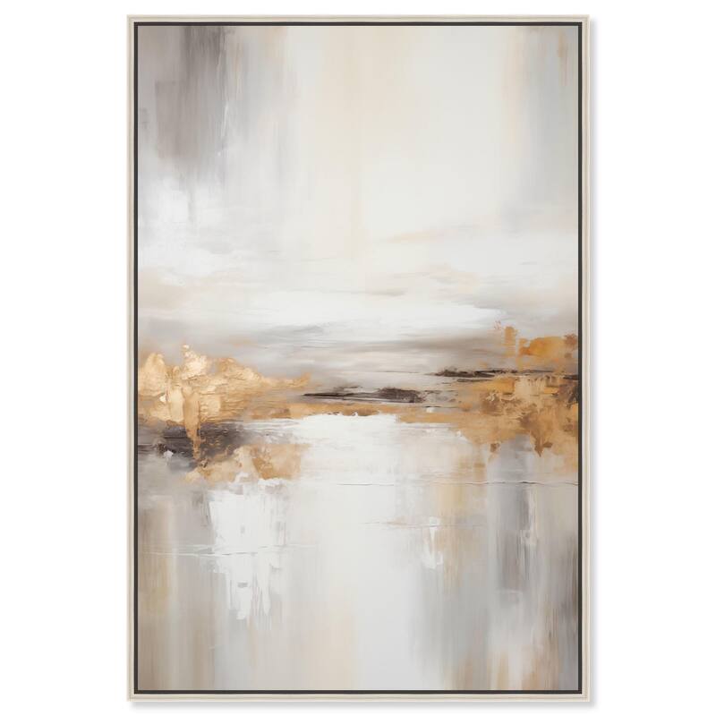 Gold Dust II Canvas by Art Remedy - Silver - 20" x 30"