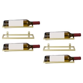 Gold wine hotsell rack wall