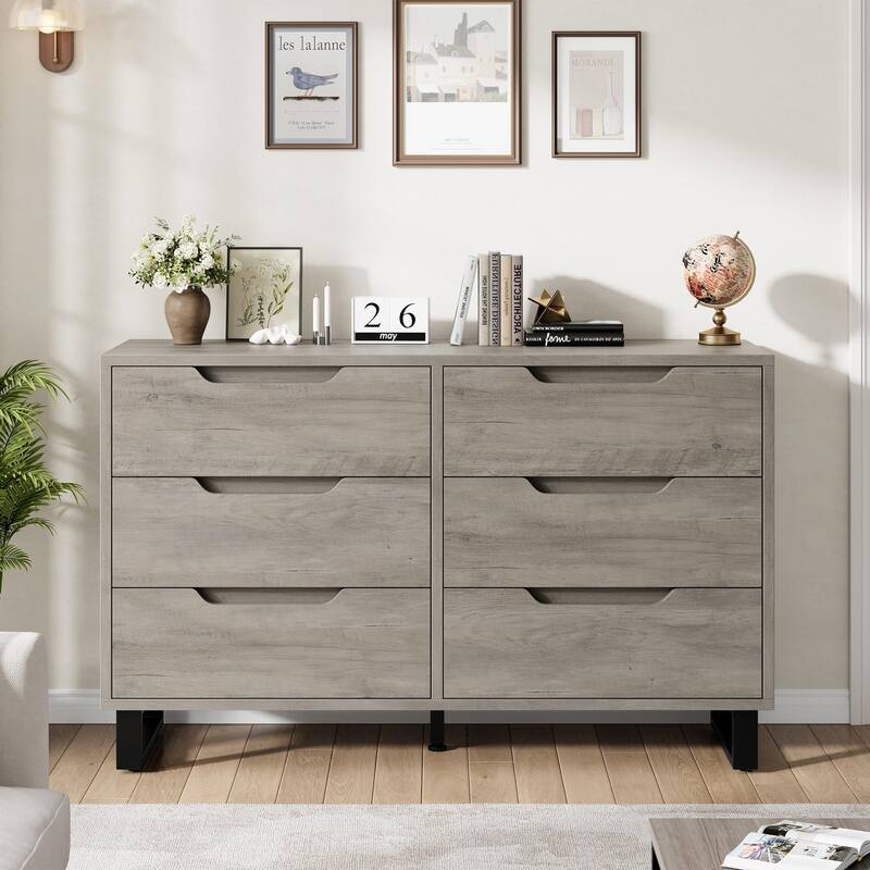 4/6 Drawer Dresser, Freestanding Storage Cabinet for Bedroom, Closet