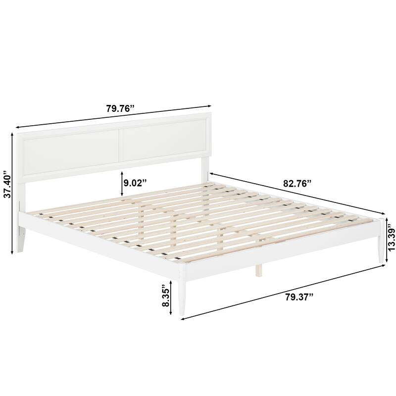 Ellarie Platform Bed with Adjustable Headboard