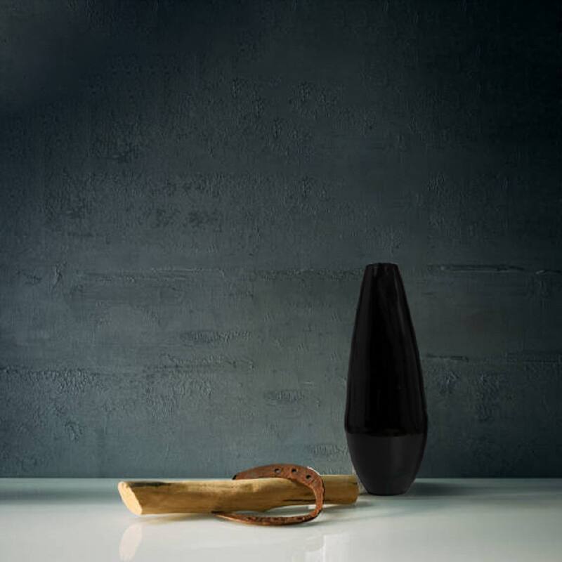 31.5" Spun Bamboo Tall Floor Vase - Sleek Matte Finish, Elegant Home Decoration, Modern Accent Piece, Living Room Decor