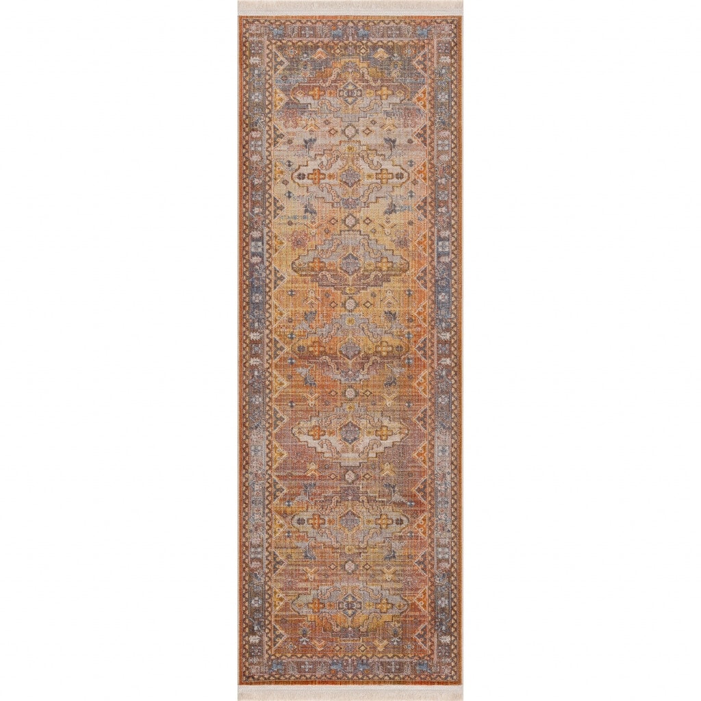 Teja Southwestern Area Rug By HomeRoots - 2' X 6'