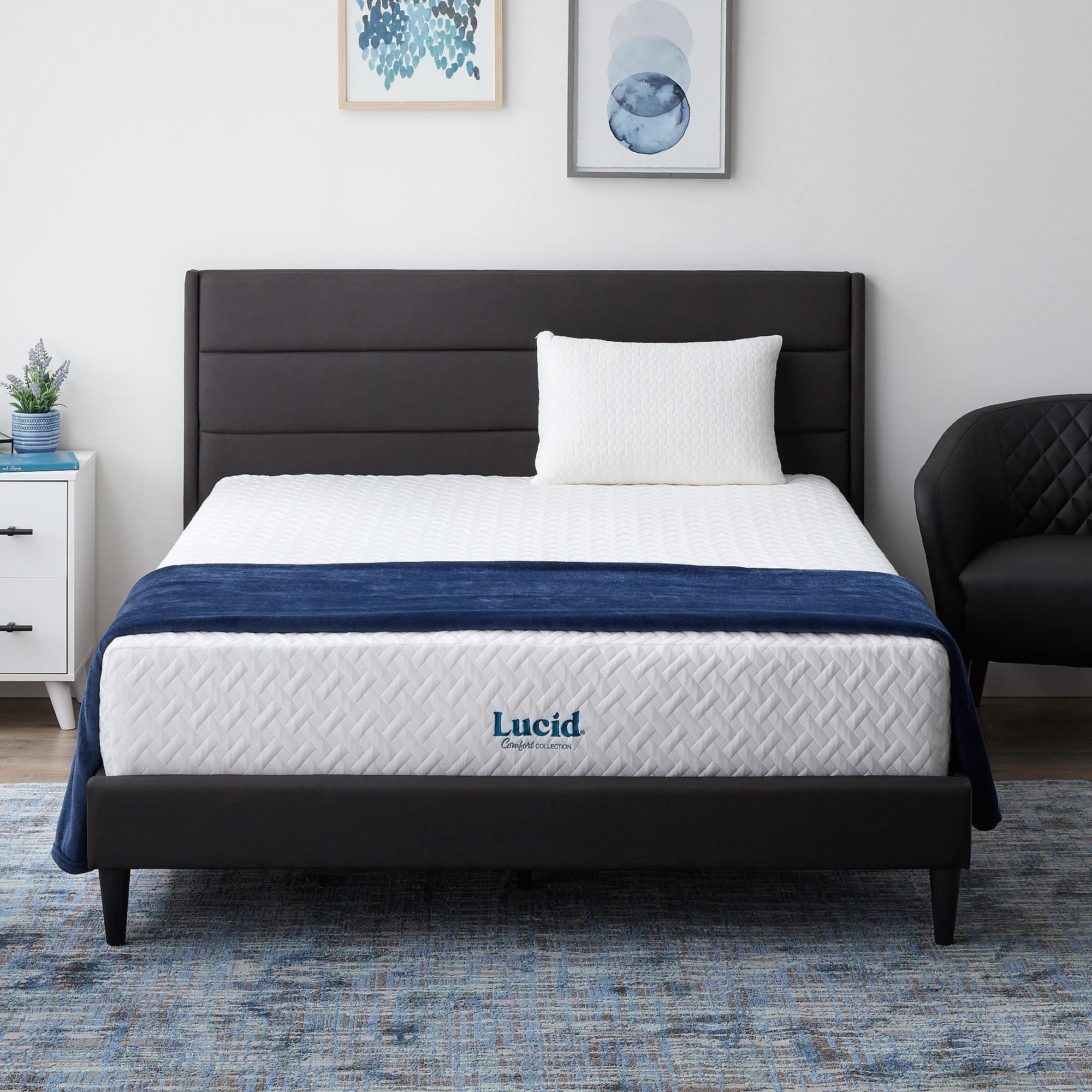 Lucid 12 inch memory hot sale foam mattress