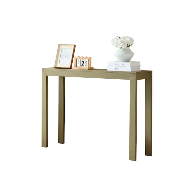 Russell Collection Modern Wood Rectangle Console Table