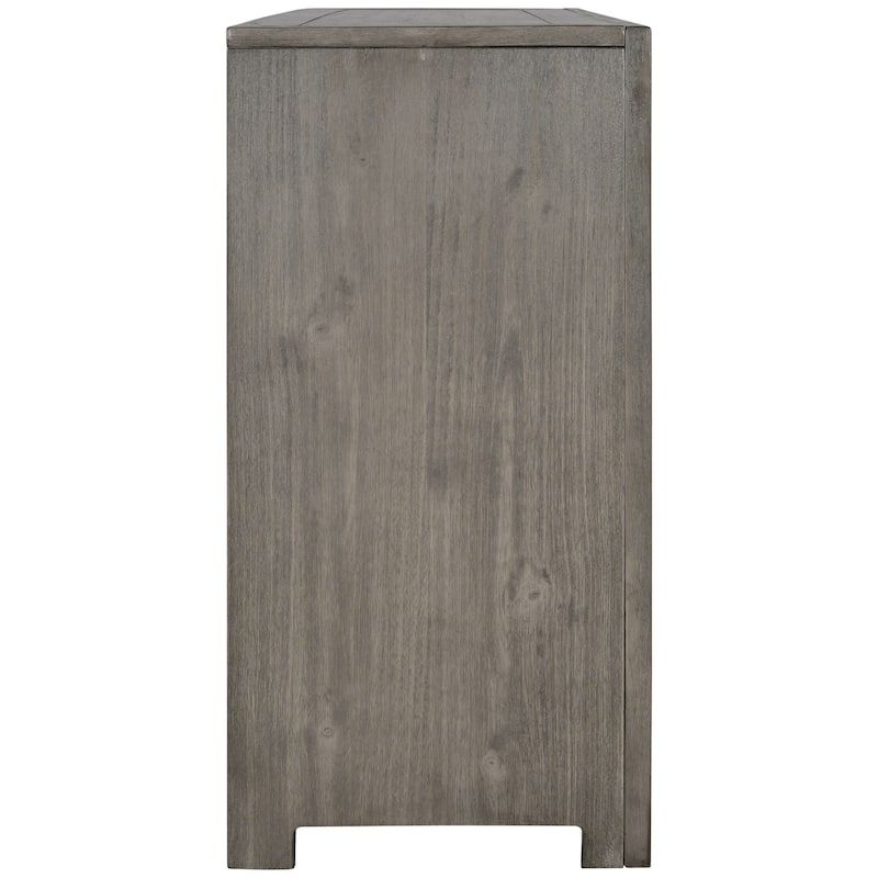 40'' Modern Cabinets with Unique Design Doors with 1 Adjustable Shelves
