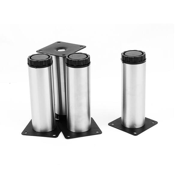 Shop Unique Bargains 38mm X 120mm Stand Round Metal Feet