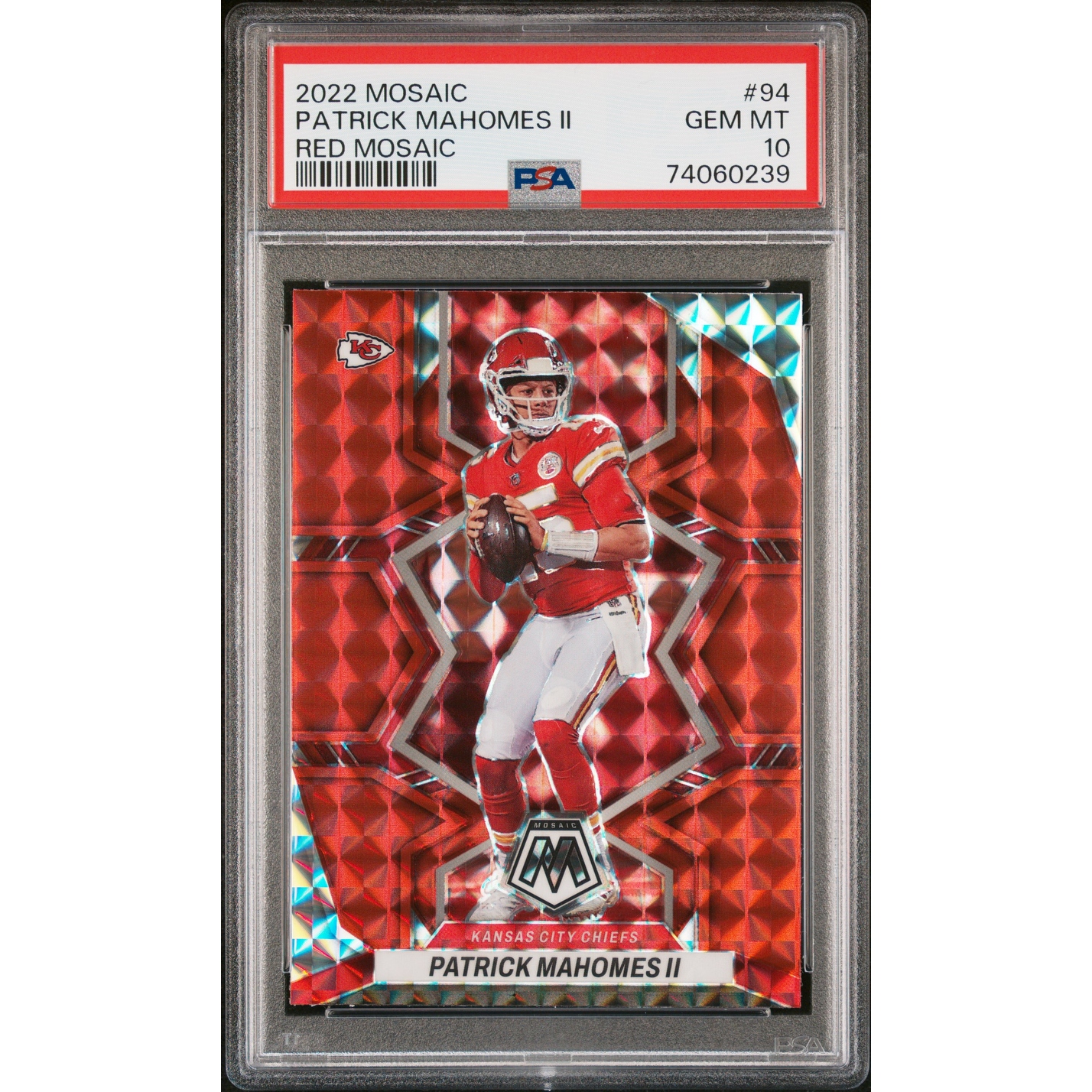 PSA9 PATRICK MAHOMES II Red Ice NFL カード Amazon.com: Patrick Mahomes 2021 Panini Prizm Red Ice