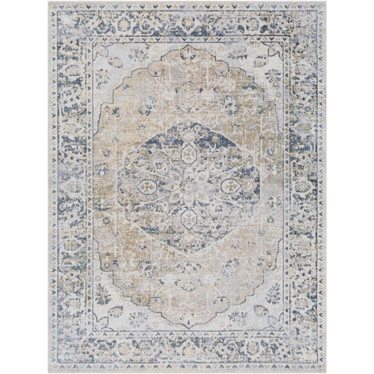 Livabliss Lillian Machine Washable Vintage Area Rug