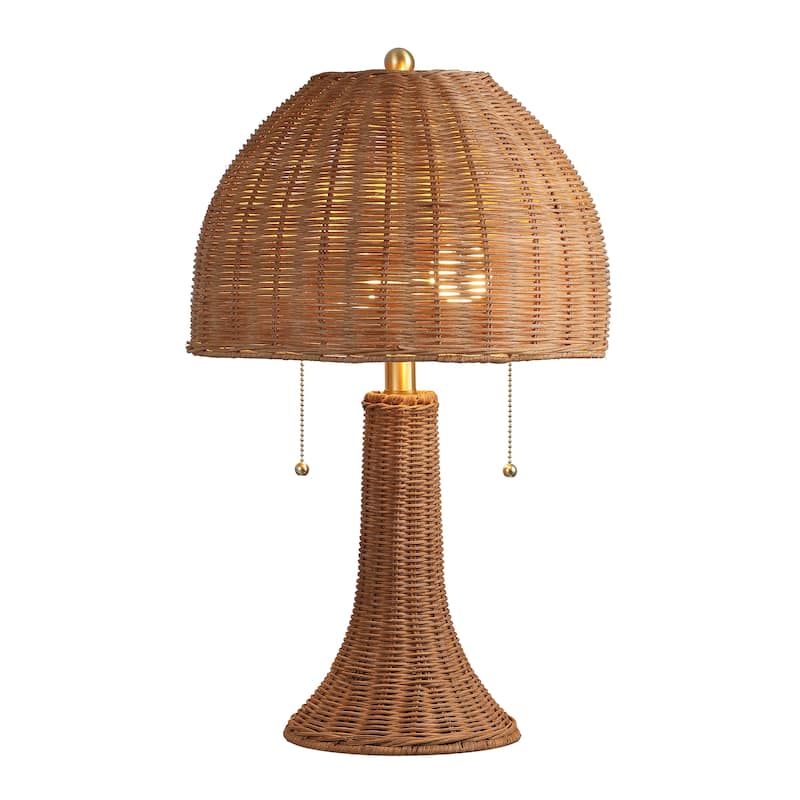Margie 22" Rustic Iron LED Table Lamp, by JONATHAN Y