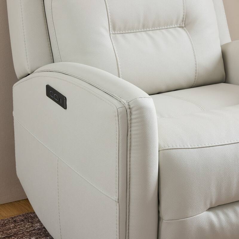 Spruce & Spring Power Recliner Chair Wall Hugger with Power Headrest