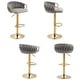 preview thumbnail 25 of 42, Modern Swivel Counter Height Bar Stools Adjustable Counter Stool With Backs