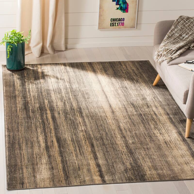 SAFAVIEH Vintage Frieda Oriental Rug - 6'7" x 9'2" - Soft Anthracite