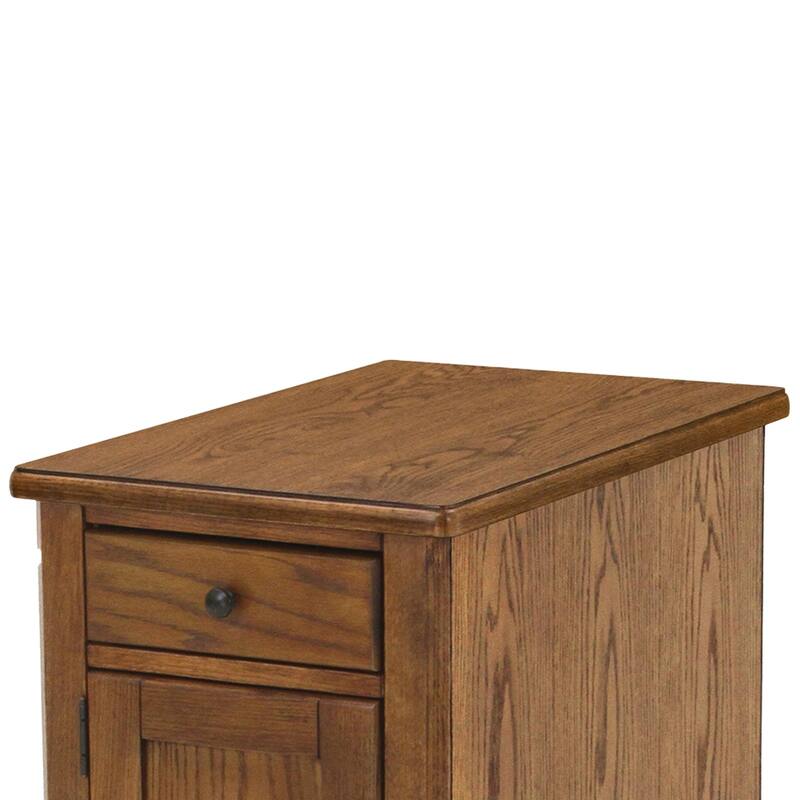 Chromcraft Peter Revington End Table in Chestnut Finish