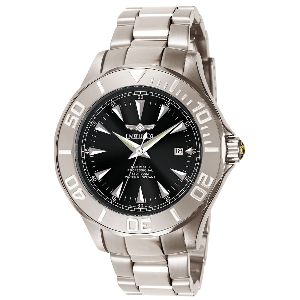 Invicta Men's 7034 Signature Automatic 3 Hand Black Dial Watch