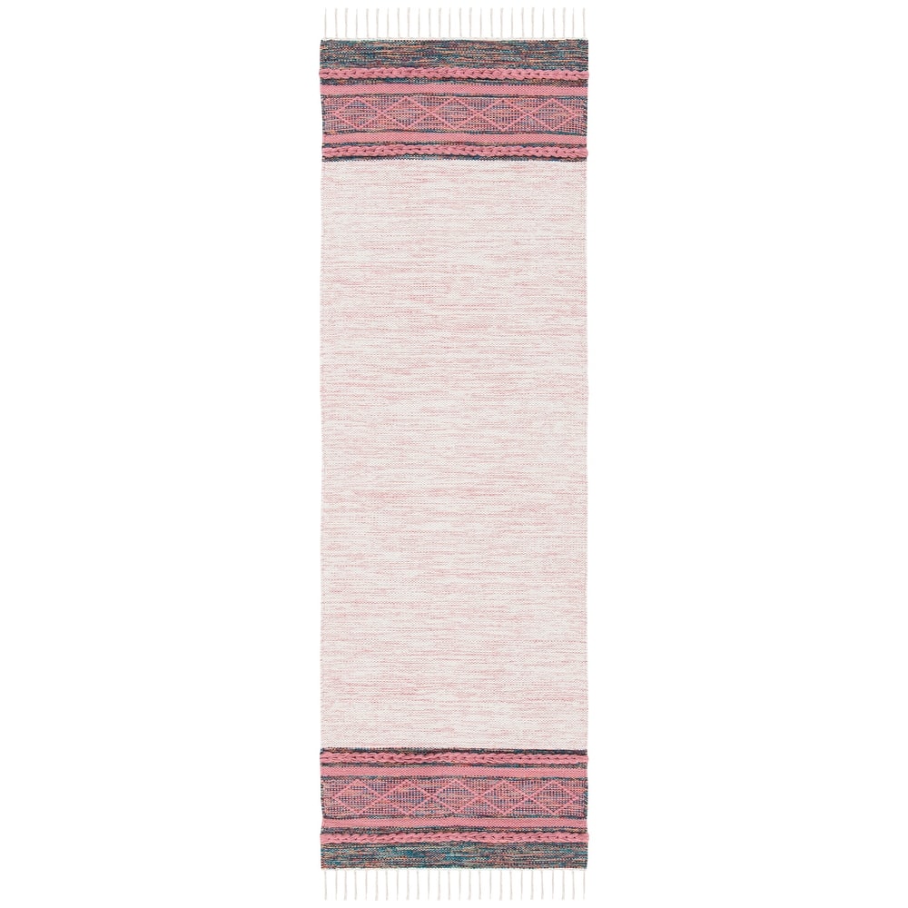 SAFAVIEH Handmade Montauk Natalie Boho Cotton Fringe Rug