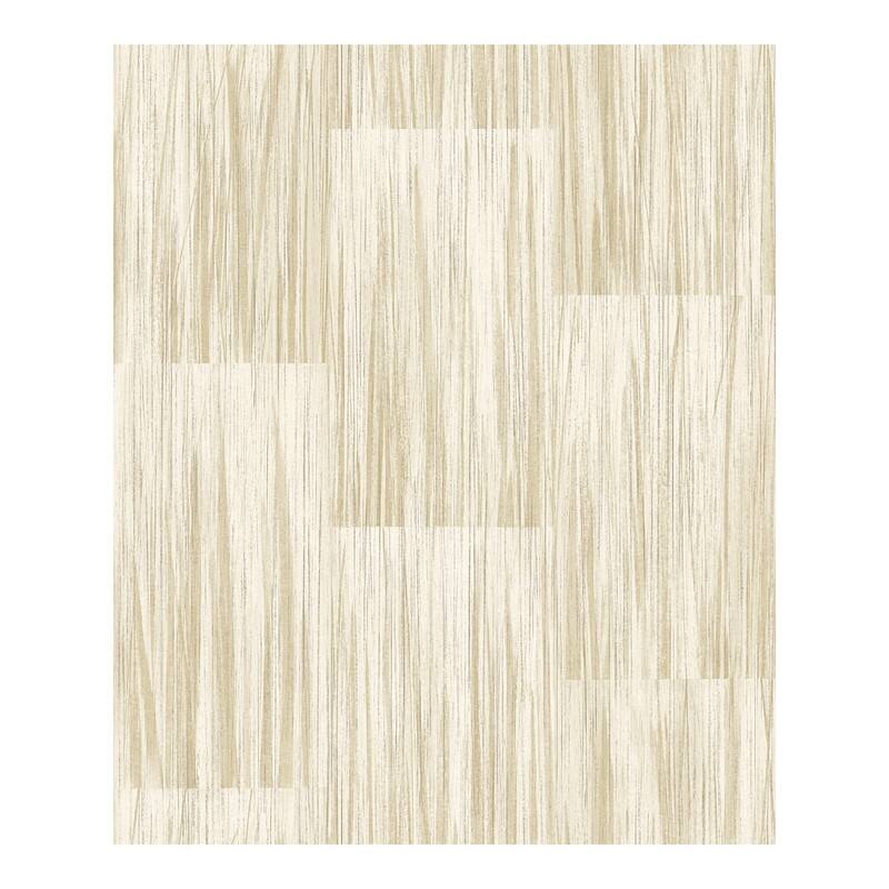 Advantage Soren Butter Striated Plank Wallpaper - 20.9 x 396 x 0.025