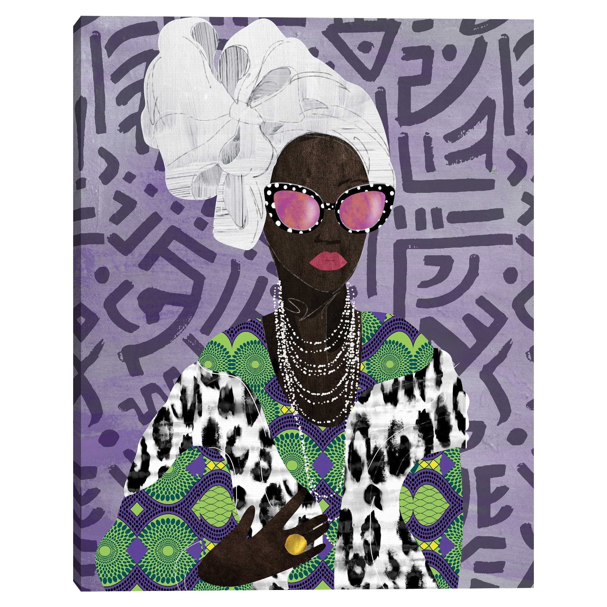 Fashion Queen by Nikki Chu Canvas Art Print