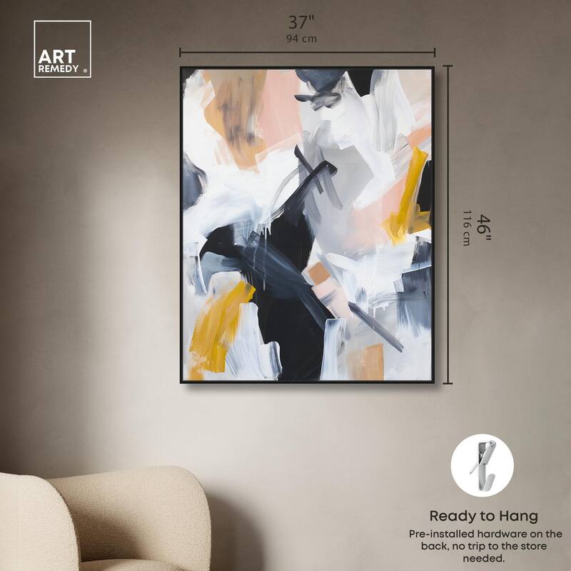Rustic Noir Canvas by Art Remedy