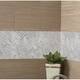 12"x12"x0.38" Marble Mosaic Decorative Floor and Wall Tile