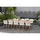 Option White Sidechairs - Light Wood