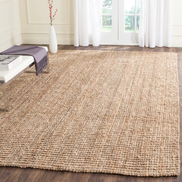 SAFAVIEH Jerneja Handmade Solid Chunky Jute Area Rug Bed Bath & Beyond 4382770