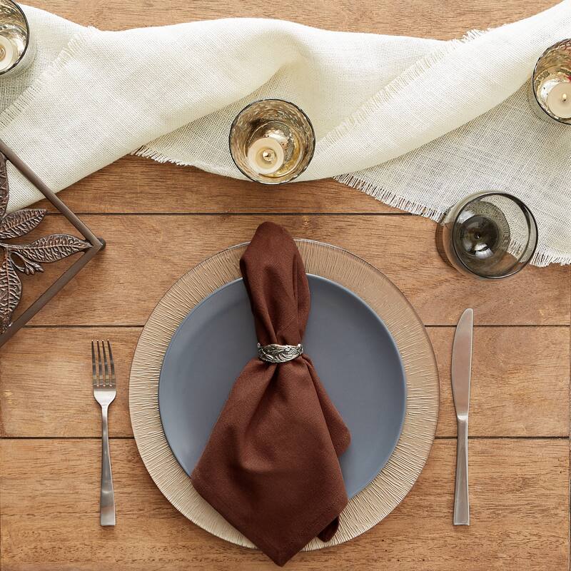 DII Solid Cotton Napkin Set/6
