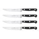 preview thumbnail 1 of 3, Henckels CLASSIC 4-pc Steak Knife Set - Black Black - 4 Piece - 4-pc
