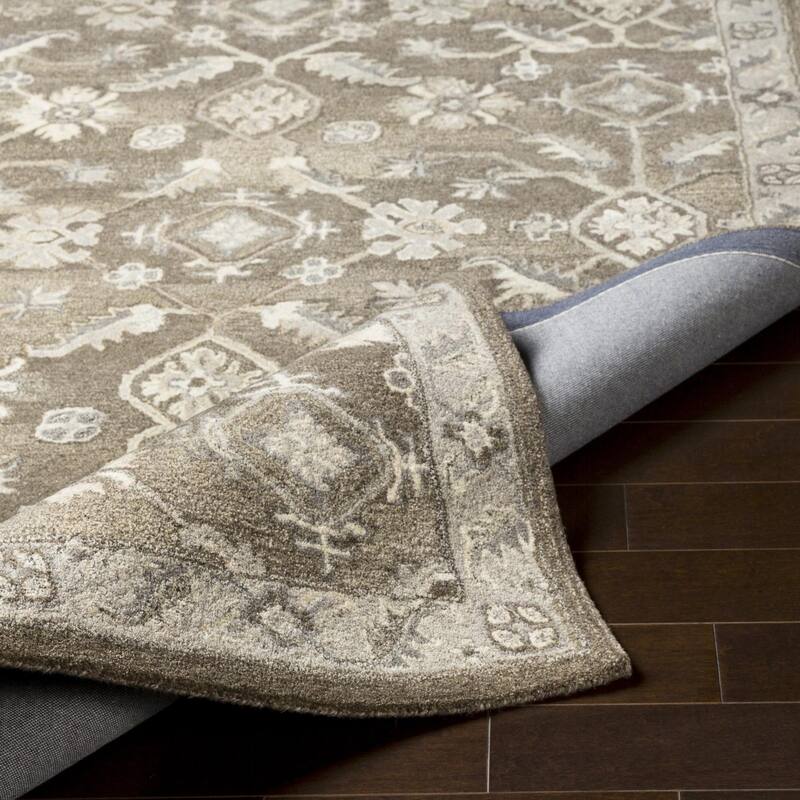 Livabliss Traditional Caesar Border Area Rug