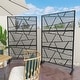 preview thumbnail 9 of 166, Outdoor Privacy Screen with Stand for Patio Garden Metal Fence