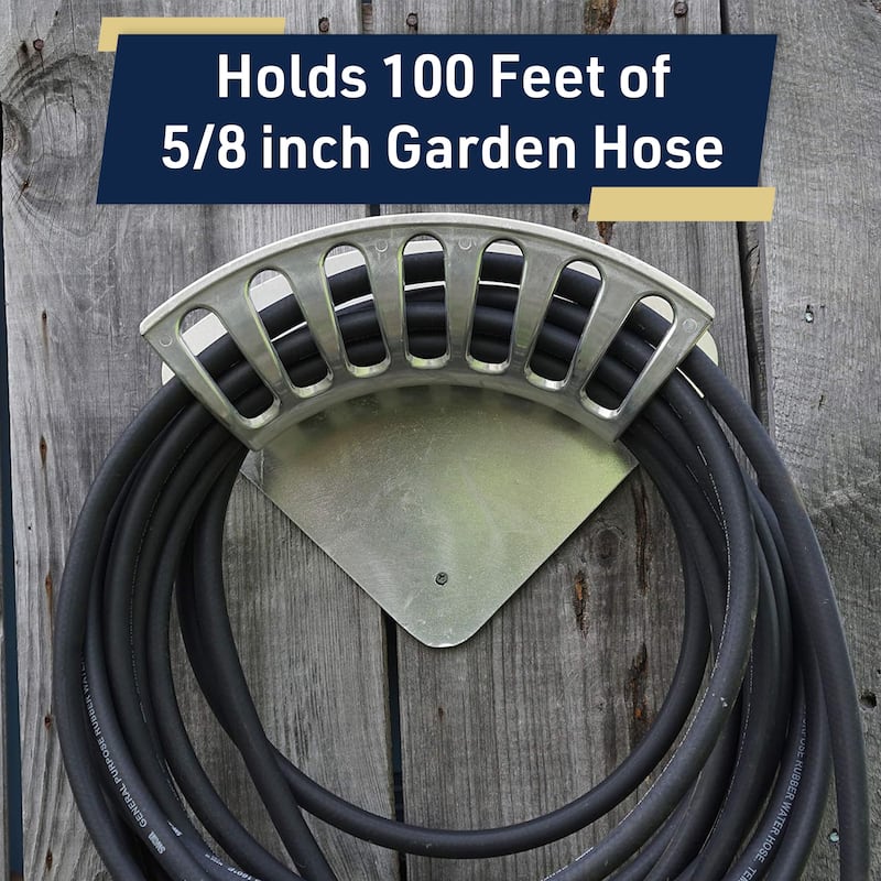 Kings County Tools Hose Hanger - Garden Hose Holder for 200ft 1/2" Hoses