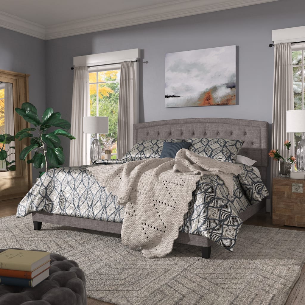 Fontana Adjustable Diamond-tufted Arched Back Bed by iNSPIRE Q Classic