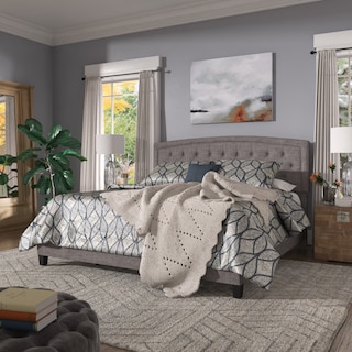 Fontana Adjustable Diamond-tufted Arched Back Bed by iNSPIRE Q Classic