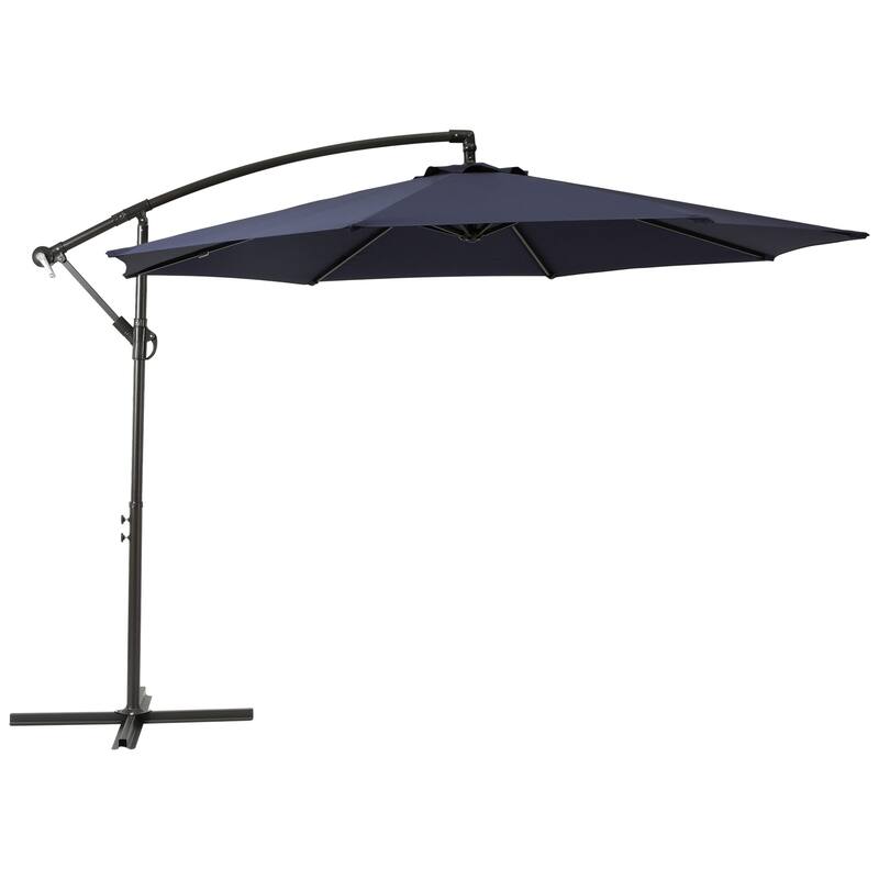 Weller 10-foot Offset Cantilever Hanging Patio Umbrella