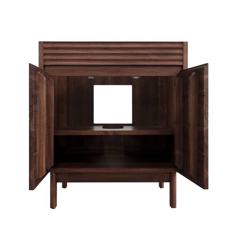Avanity Carina Bathroom Vanity Only in Coffee Teak