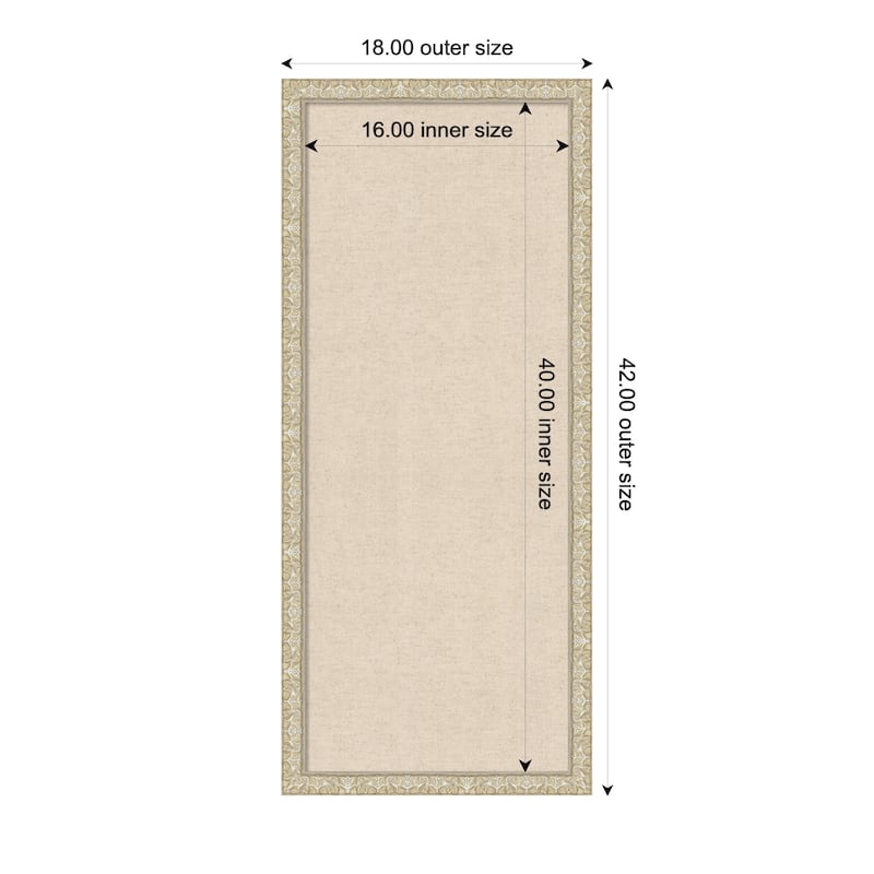 Kate and Laurel Pinboard Neutral Linen