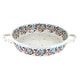 preview thumbnail 10 of 13, Blue Rose Polish Pottery 152 Vena Small Round Baker with Handles Tara