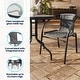 preview thumbnail 3 of 34, 3-piece Outdoor Table/Chair Set - 28.75"W x 28.75"D x 28"H