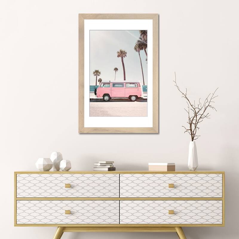 iCanvas "Pink Van" by Sisi & Seb PFA