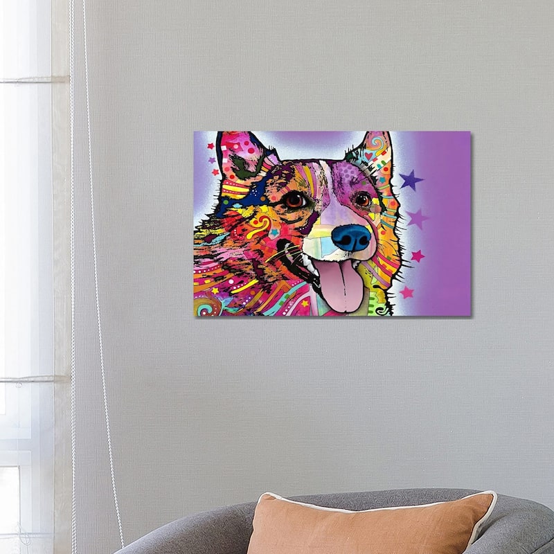 iCanvas "Corgi" by Dean Russo Canvas Print - 18x26x1.5