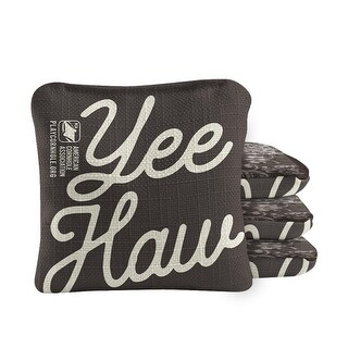 Yee Haw Gray Dual Sided Cornhole Bags