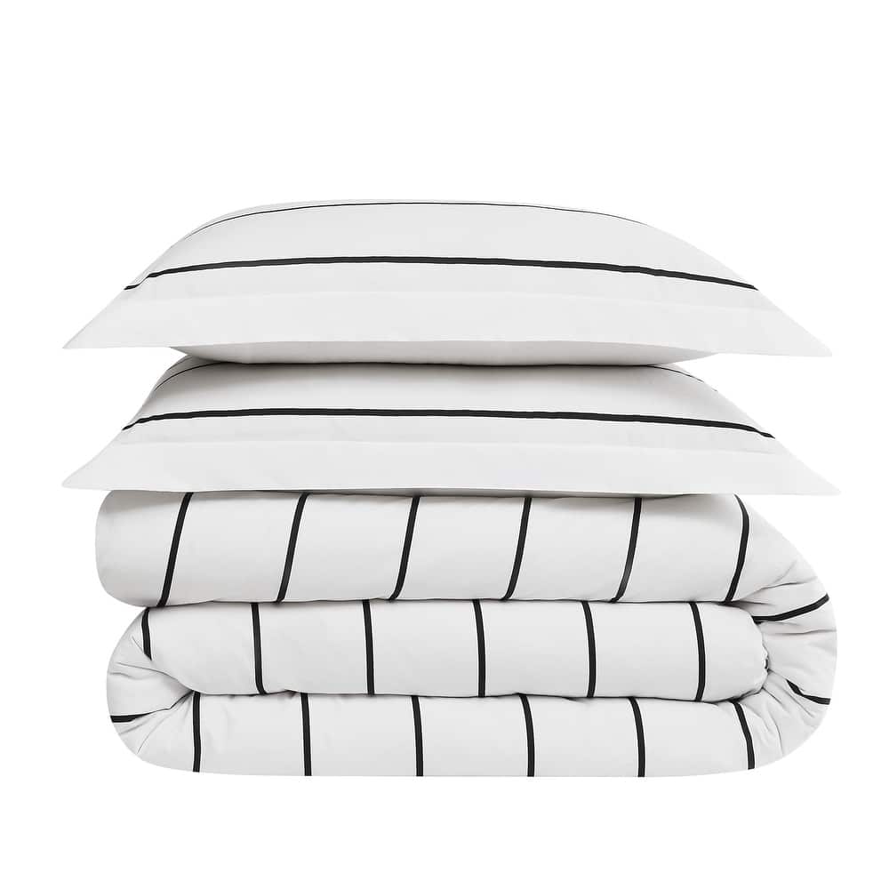 Brooklyn Loom Hayward Stripe 3 Piece Comforter Set
