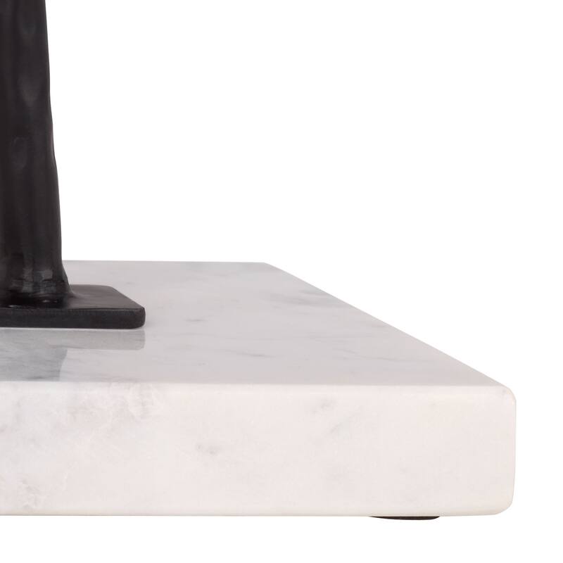 SAFAVIEH Home Warso Marble Side Table - 11"W x 11"D x 24"H