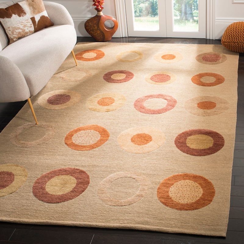SAFAVIEH Hand-knotted Santa Fe Ghislaine Modern Wool Rug