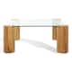 SAFAVIEH Couture Robbie Square Glass Coffee Table - 36"W x 36"D x 15"H