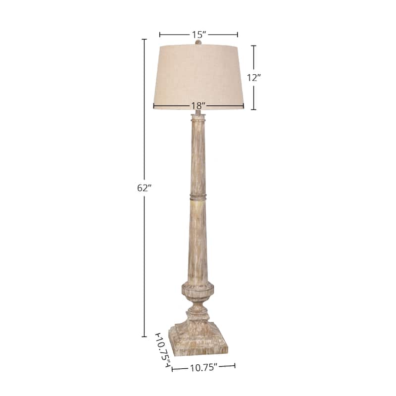 Polyresin 62" Floor Lamp - 62