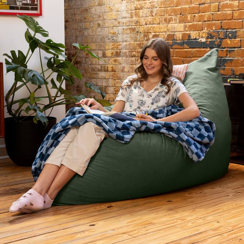 Jaxx Pillow Saxx 5.5-Foot Bean Bag Giant Floor Pillow