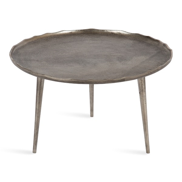slide 2 of 20, Kate and Laurel Alessia Round Coffee Table 25x25x15 - Gray