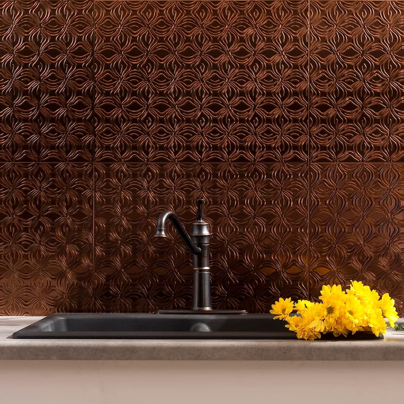 FASÄDE Lotus Decorative Vinyl Backsplash Panel